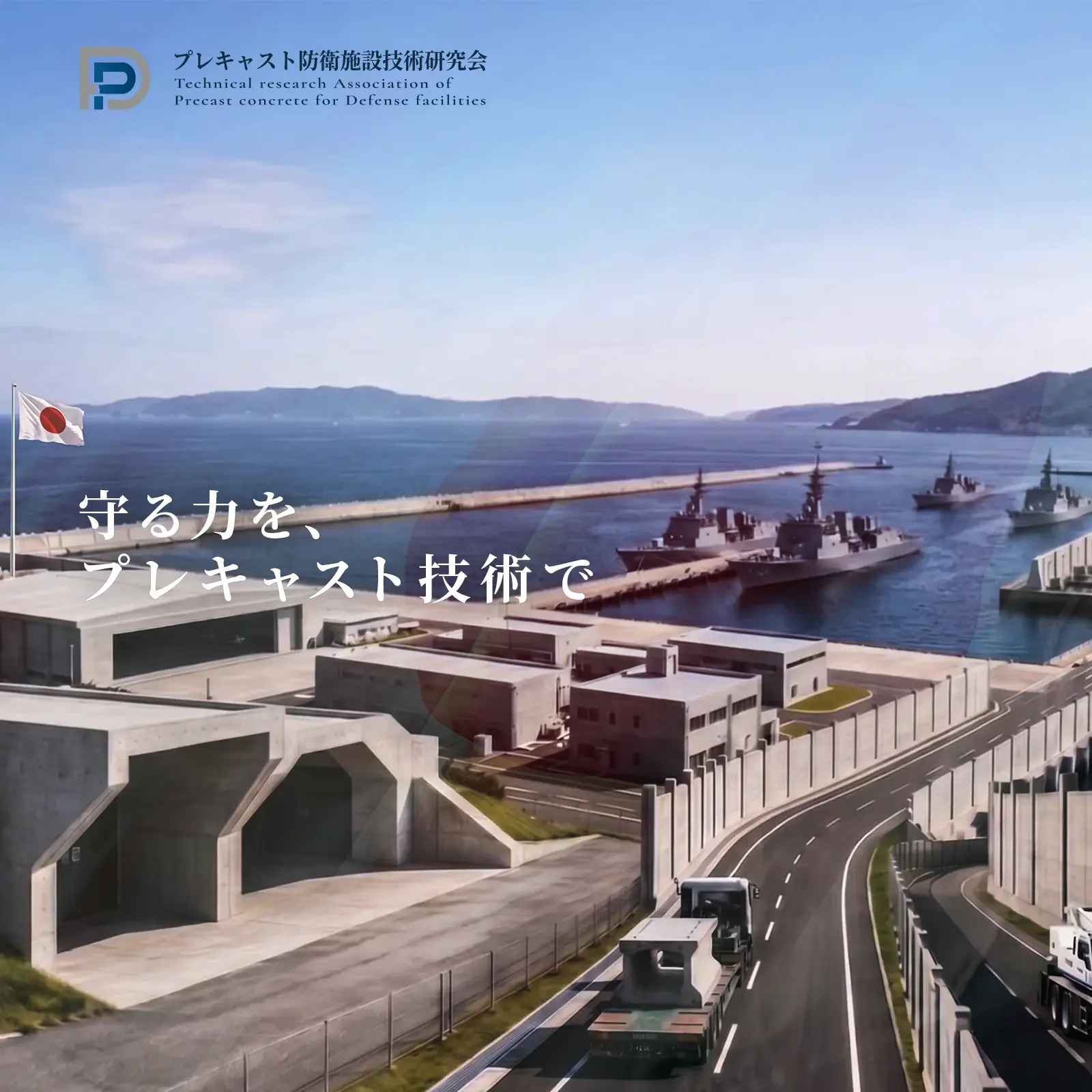 プレキャスト防衛施設技術研究会様ウェブサイトを新規制作しました